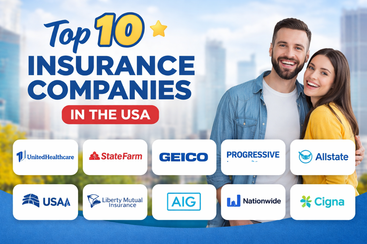 Top 10 Insurance Companies in the USA (Easy Guide with Benefits)